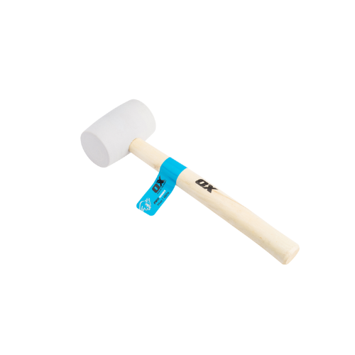 OX Pro White Rubber Mallet - 16oz / 450g - OX-P081816