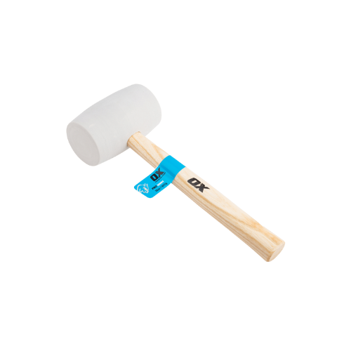 OX Pro White Rubber Mallet - 32oz / 907g - OX-P081832