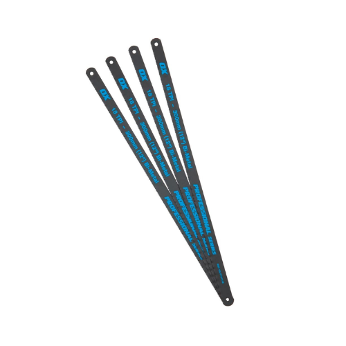 OX Pro Hacksaw Blades - 18 TPI (4 Pack ) - 300mm / 12in - OX-P131318