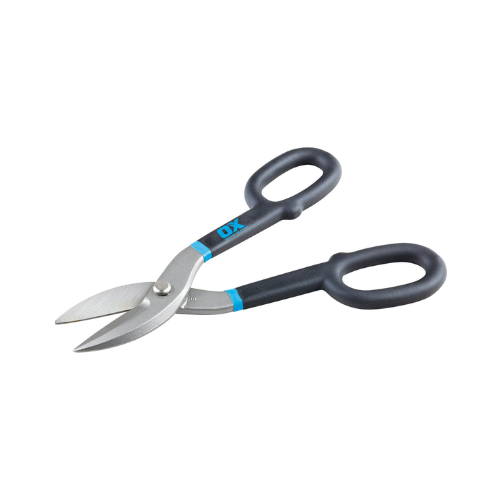 OX Pro Straight Tin Snips - 250mm / 10in - OX-P223010