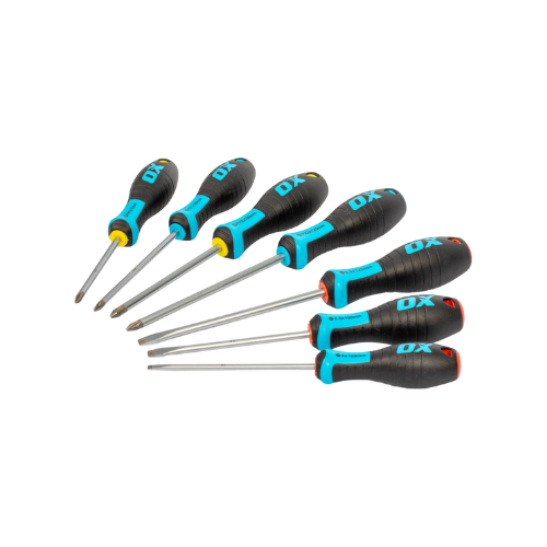 OX Pro 7 Piece Screwdriver Set - Card Display Box - OX-P363107