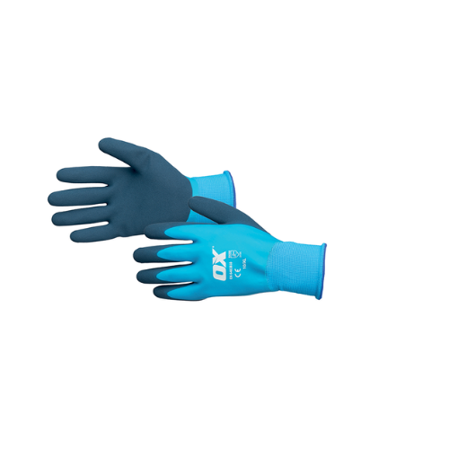 OX Waterproof Latex Gloves Size 9 (L) - OX-S483809
