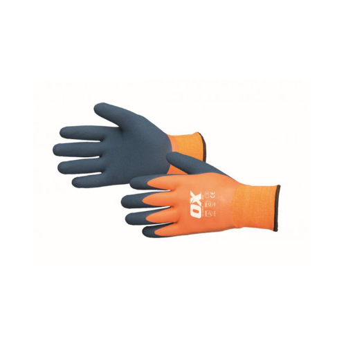 OX Waterproof Thermal Latex Glove Size 9 (L) - OX-S483909
