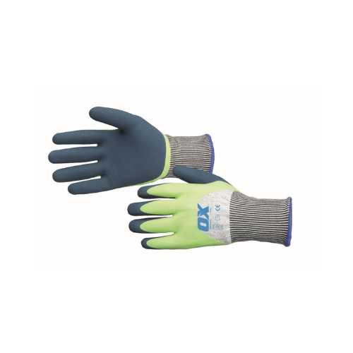 OX Foam Latex Cut C Gloves Size 9 (L) - OX-S484009