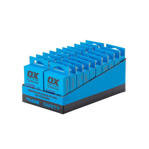 OX Disposable Ear Plugs – Un Corded – Box of 5 Pairs - OX-S489005