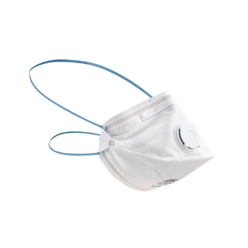 OX S222 FFP2V Fold Flat Valved Respirator - OX-S489401