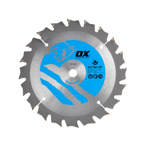 OX Wood Cutting Thin Kerf Circular Saw Blade 136/10mm, 20 Teeth ATB - OX-TCTW-TF-1361020