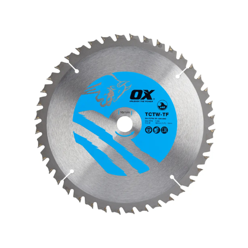 OX Wood Cutting Thin Kerf Circular Saw Blade 184/16mm, 40 Teeth ATB - OX-TCTW-TF-1841640