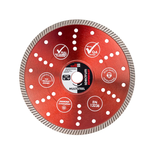 OX Spectrum Superior Turbo Dia Blade - Multi-Steel - 230/22.23mm - TX10R-230/22