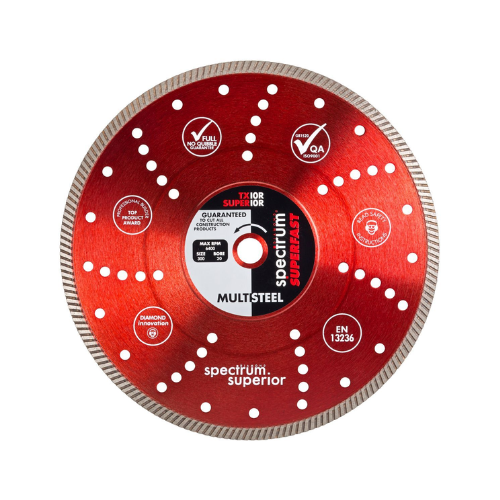 OX Spectrum Superior Turbo Dia Blade - Multi-Steel - 350/20mm - TX10R-350/20