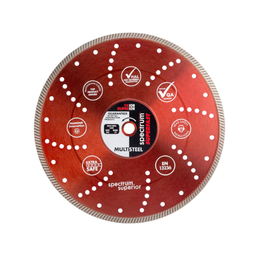 OX Spectrum Superior Turbo Dia Blade - Multi-Steel - 350/25.4mm - TX10R-350/25