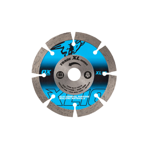 OX Trade XL-10 Segmented Diamond Blade - General Purpose - 105/16mm - XL10-105/16