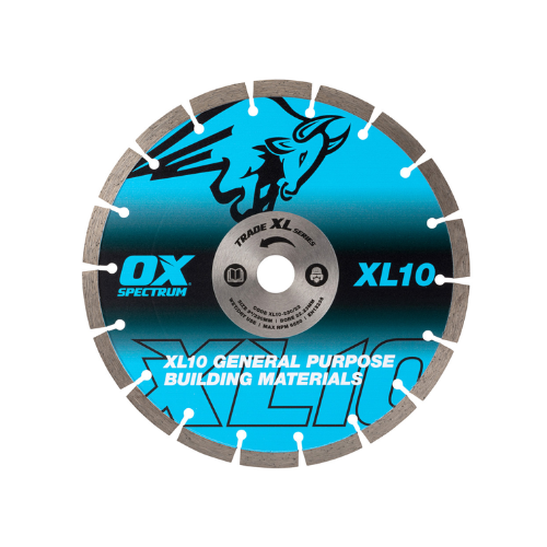OX Trade XL-10 Segmented Diamond Blade - General Purpose - 230/22.23mm - XL10-230/22