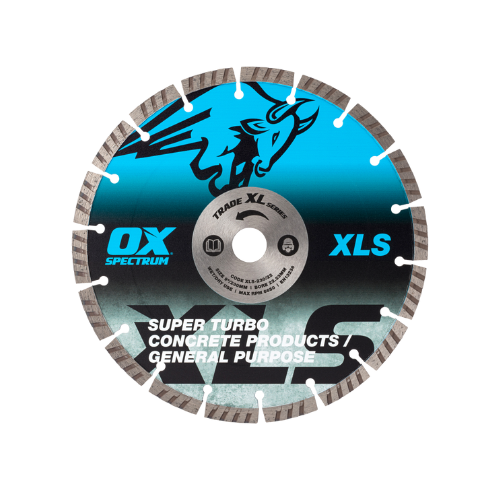 OX Trade XL Super - Turbo Segmented Diamond Blade - Concrete & GP - 230/22.23mm - XLS-230/22