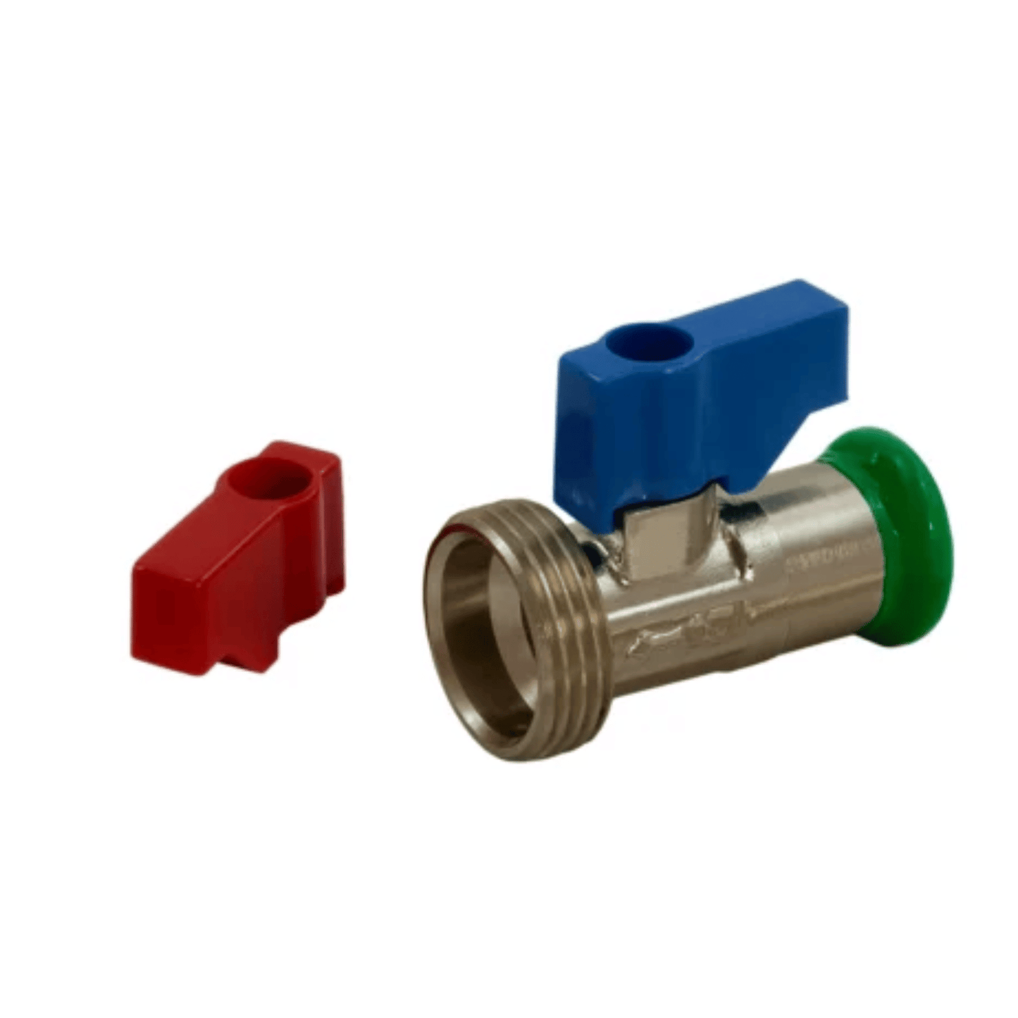Pegasus PressFit Straight Washing Machine Valve - M-Profile - Water - 15mm x 3/4" - 435040