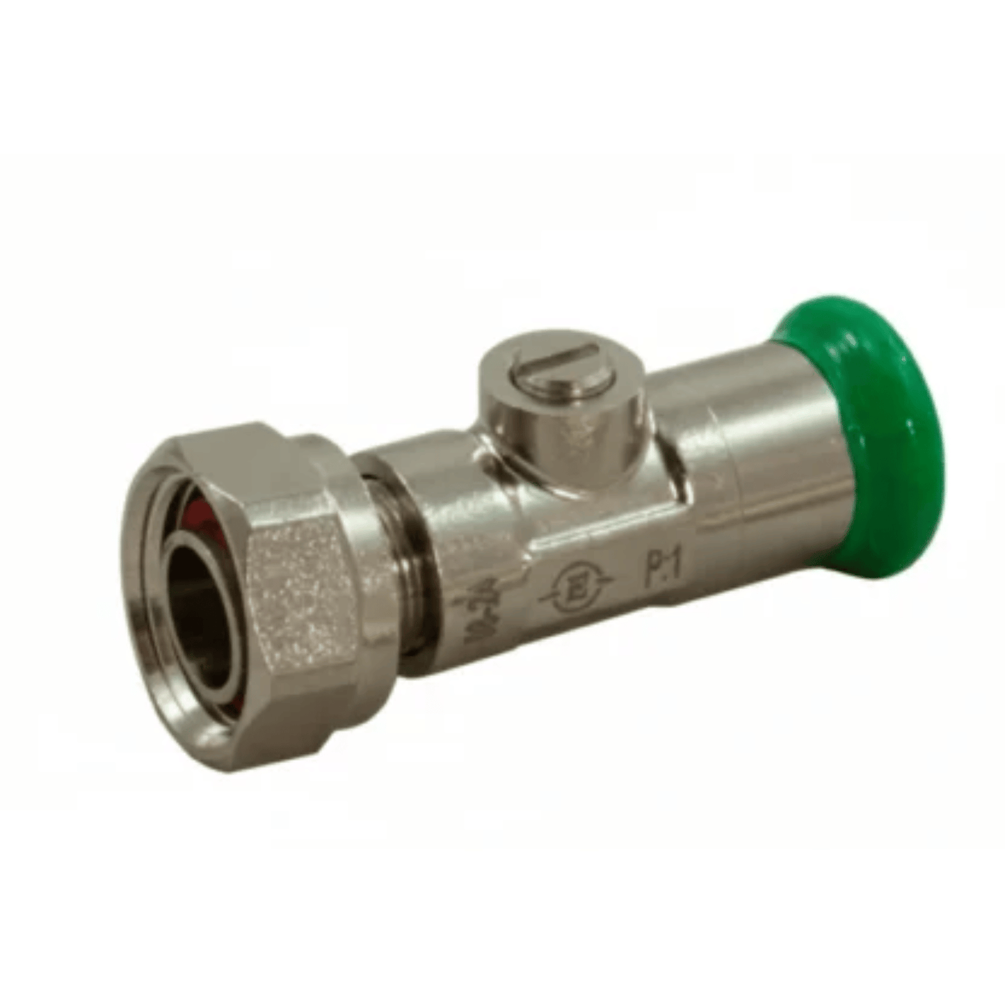 Pegasus PressFit Straight Service Valve - M-Profile - Water - 15mm x 1/2" - 435046