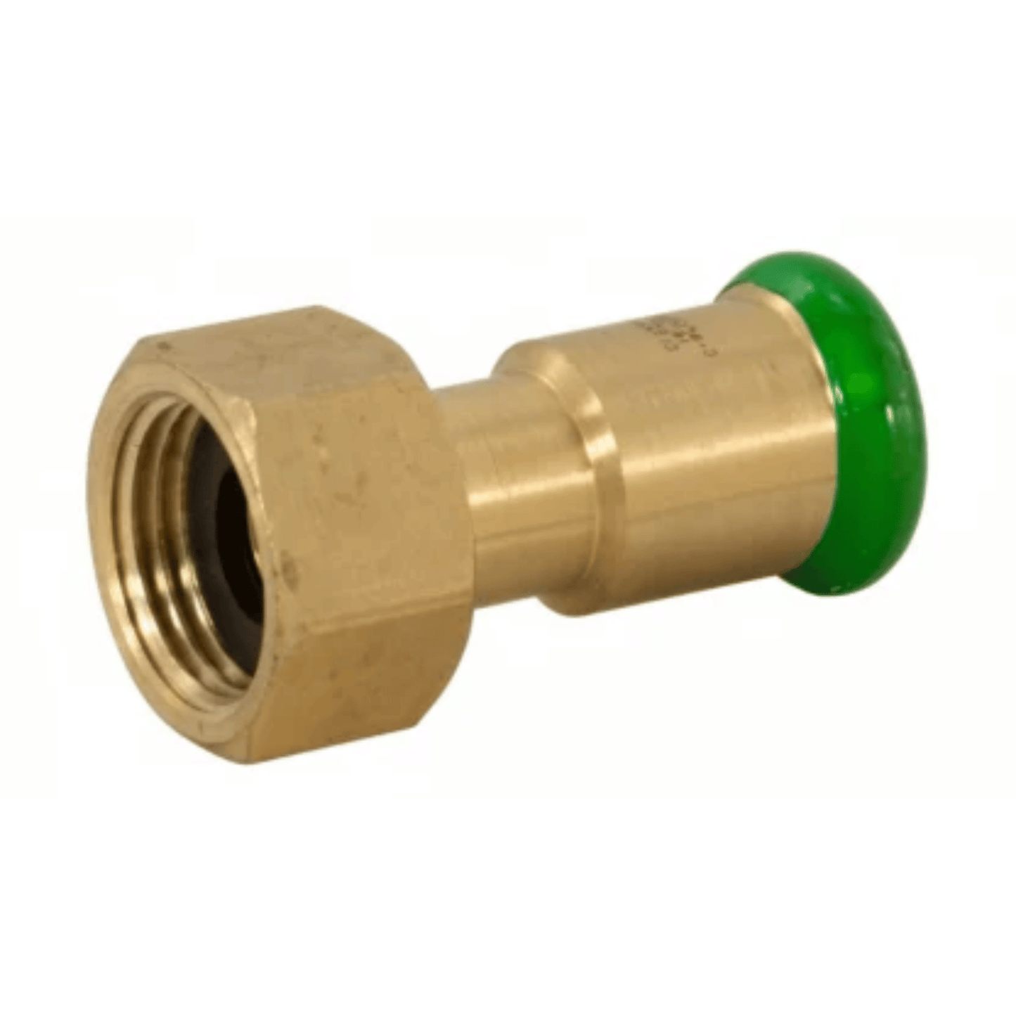 Pegasus PressFit Straight Tap Connector - M-Profile - Water - 22mm x 1" - 438486