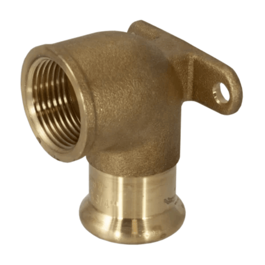 Pegasus PressFit Wall Plate Elbow - M-Profile - Gas - 22mm x 3/4" - 440530