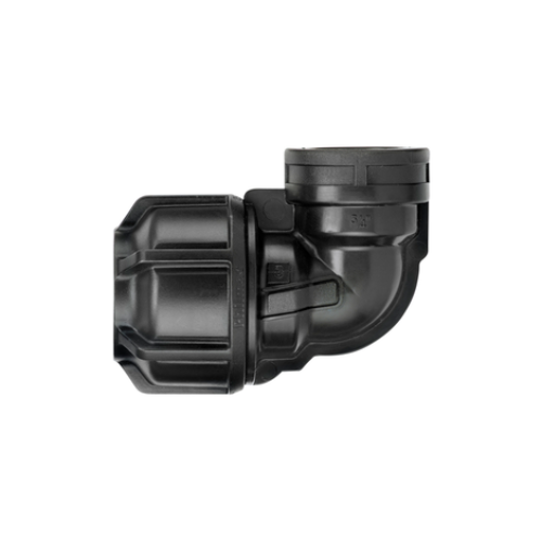 Philmac 3G Metric (Imperial) 90 Degree Elbow Female Iron - 20mm (1/2) x 1/2 - 9621