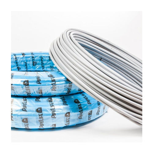 Pipelife Easy-Lay Polybutylene Pipe (Coil) Grey - 15mm x 25m - 3096200120