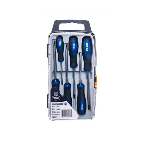 Pit Bull Screwdriver Set - 6 Piece - PBSDS