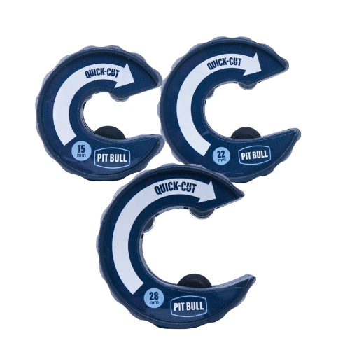 Pit Bull Quick-Cut Tube Cutter Pack - 15mm, 22mm & 28mm