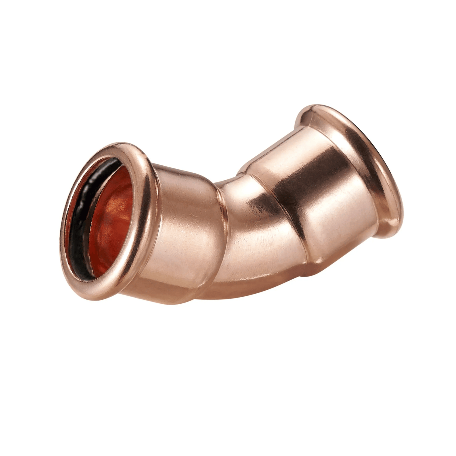 Copper Water - M-Profile - Press Fit - Obtuse Bend - 76mm