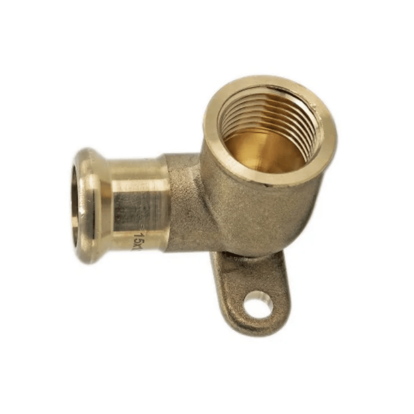Copper Water - M-Profile - Press Fit - Wallplate Elbow - 22mm x 3/4"