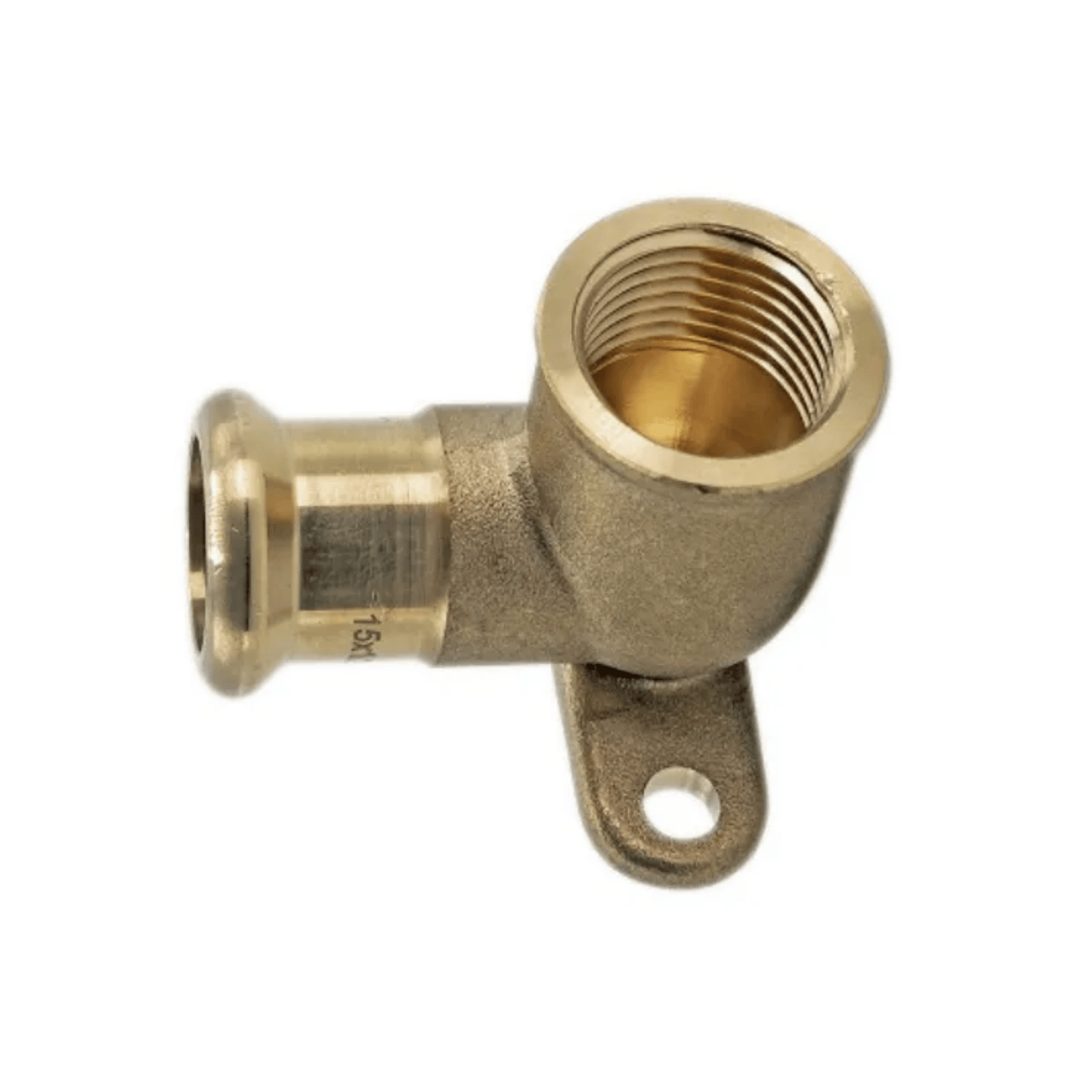 Copper Water - M-Profile - Press Fit - Wallplate Elbow - 22mm x 3/4"