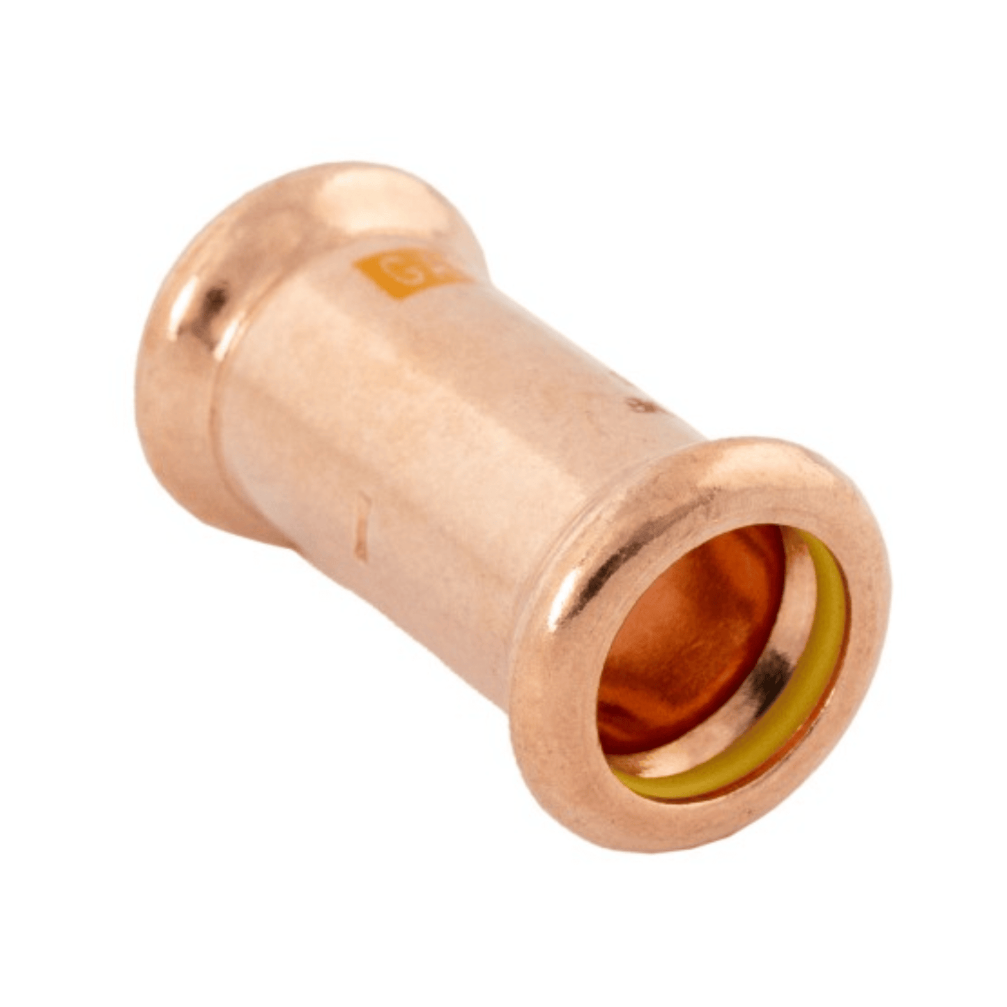 Copper Gas - M-Profile - Press Fit - Straight Coupling - 54mm