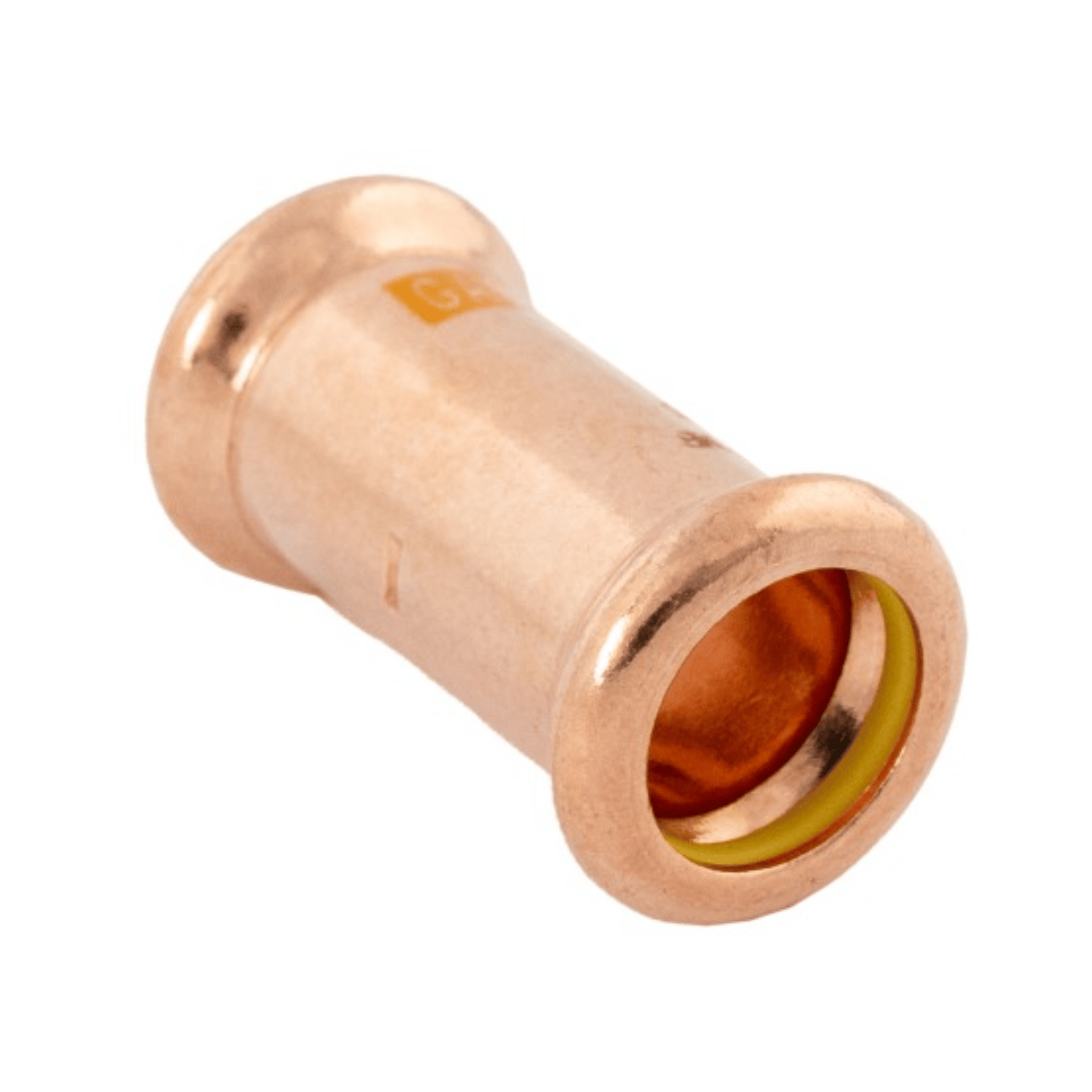 Copper Gas - M-Profile - Press Fit - Straight Coupling - 54mm