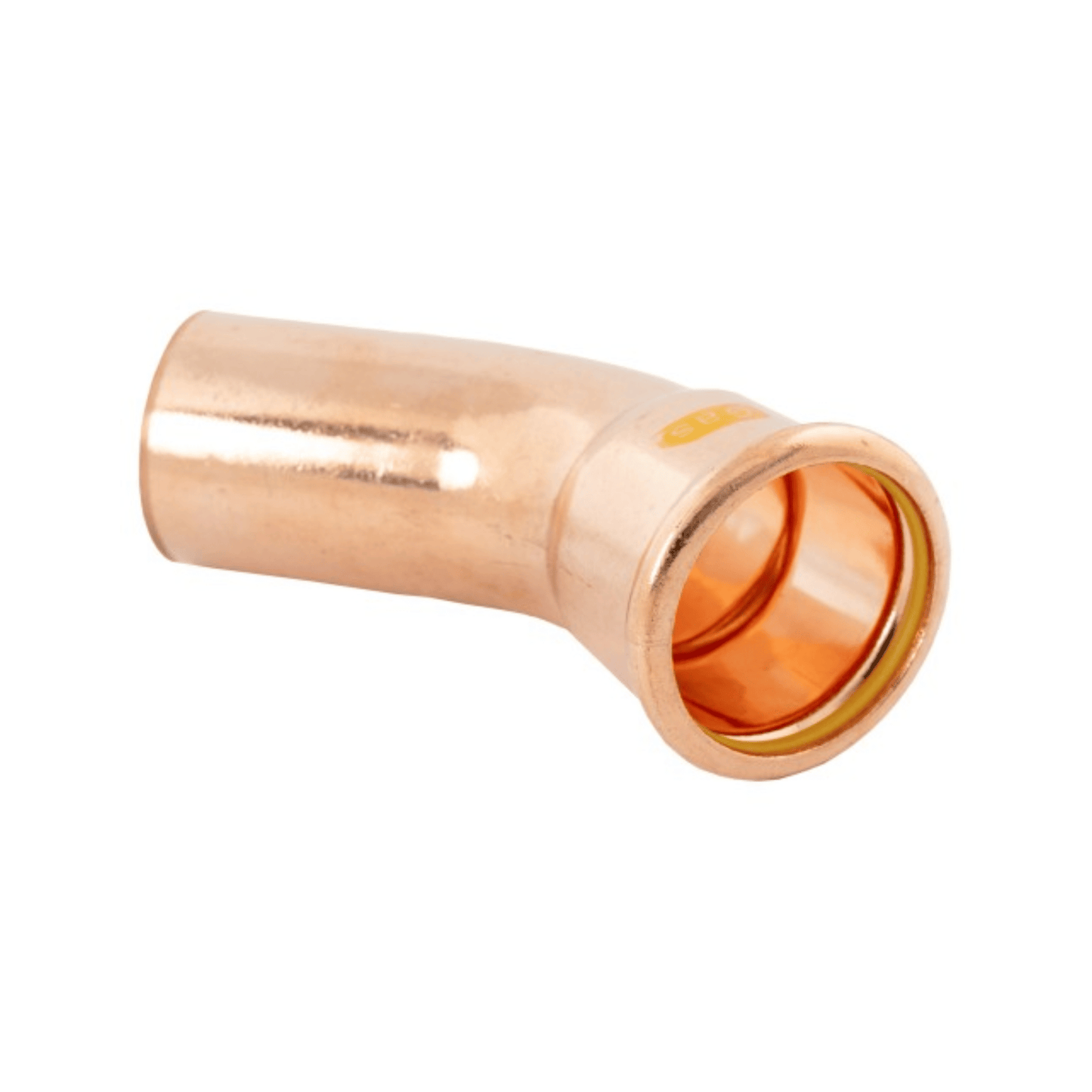 Copper Gas - M-Profile - Press Fit - Obtuse Street Bend - 54mm