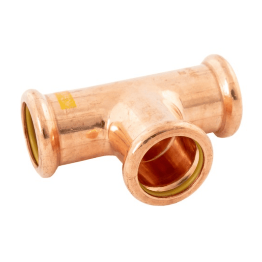 Copper Gas - M-Profile - Press Fit - Equal Tee - 54mm