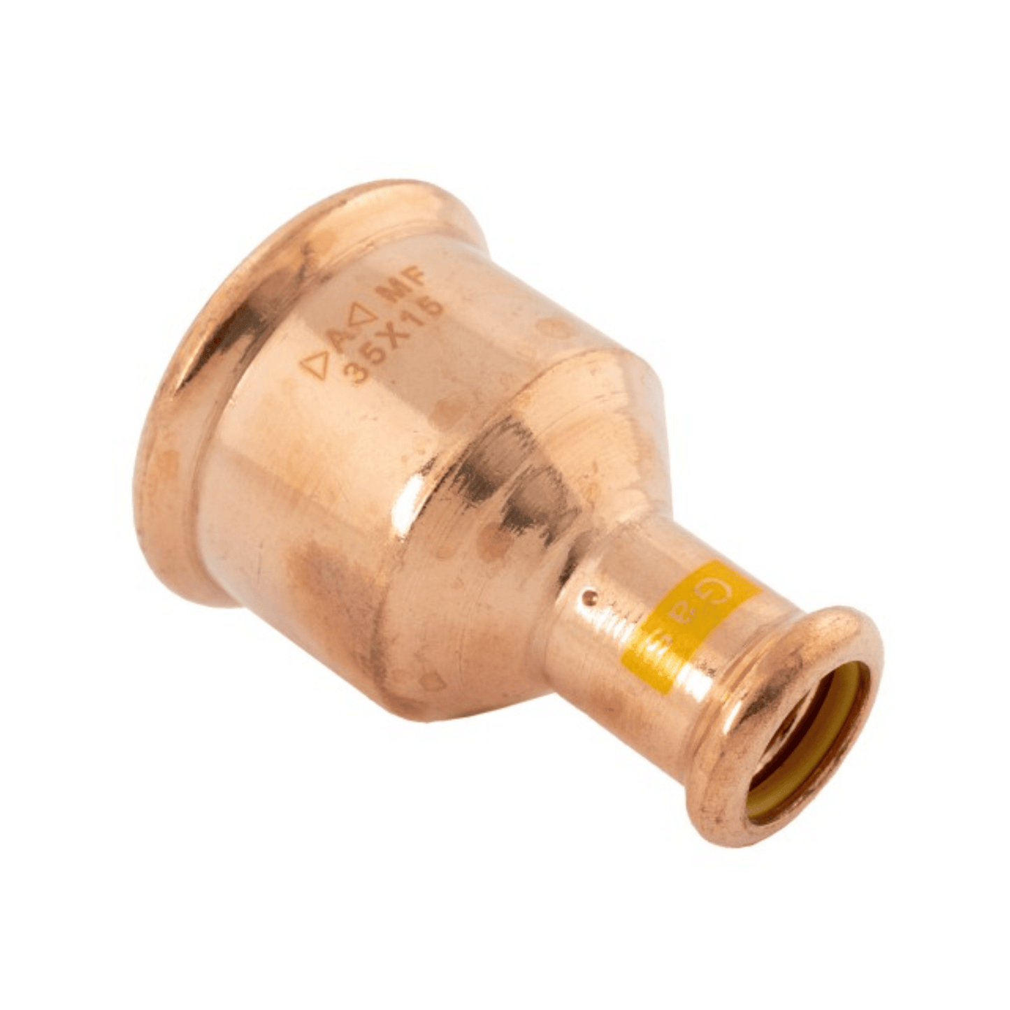 Copper Gas - M-Profile - Press Fit - Reducing Coupling - 54mm x 42mm