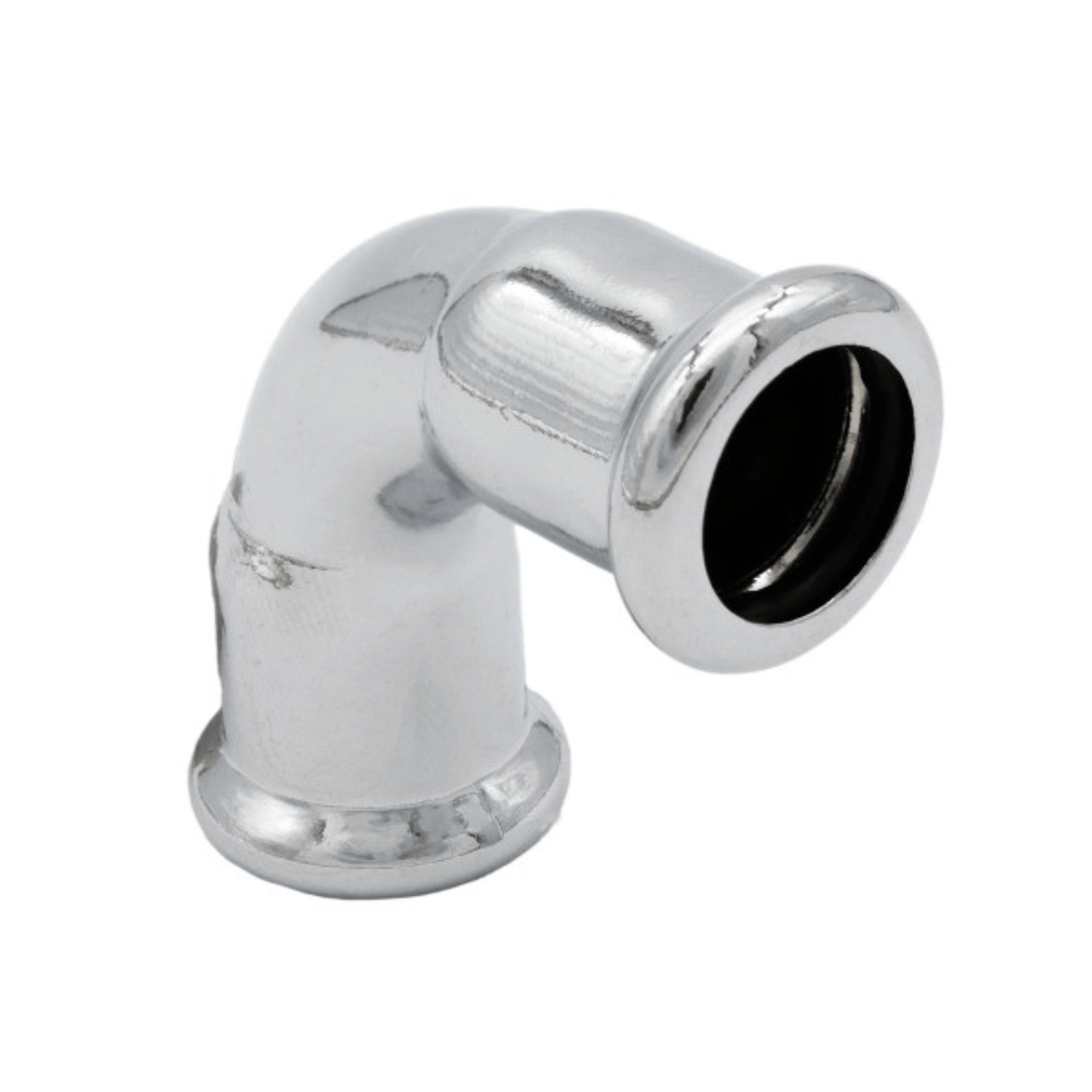 Chrome Copper Water - M-Profile - Press Fit - Equal Elbow - 22mm
