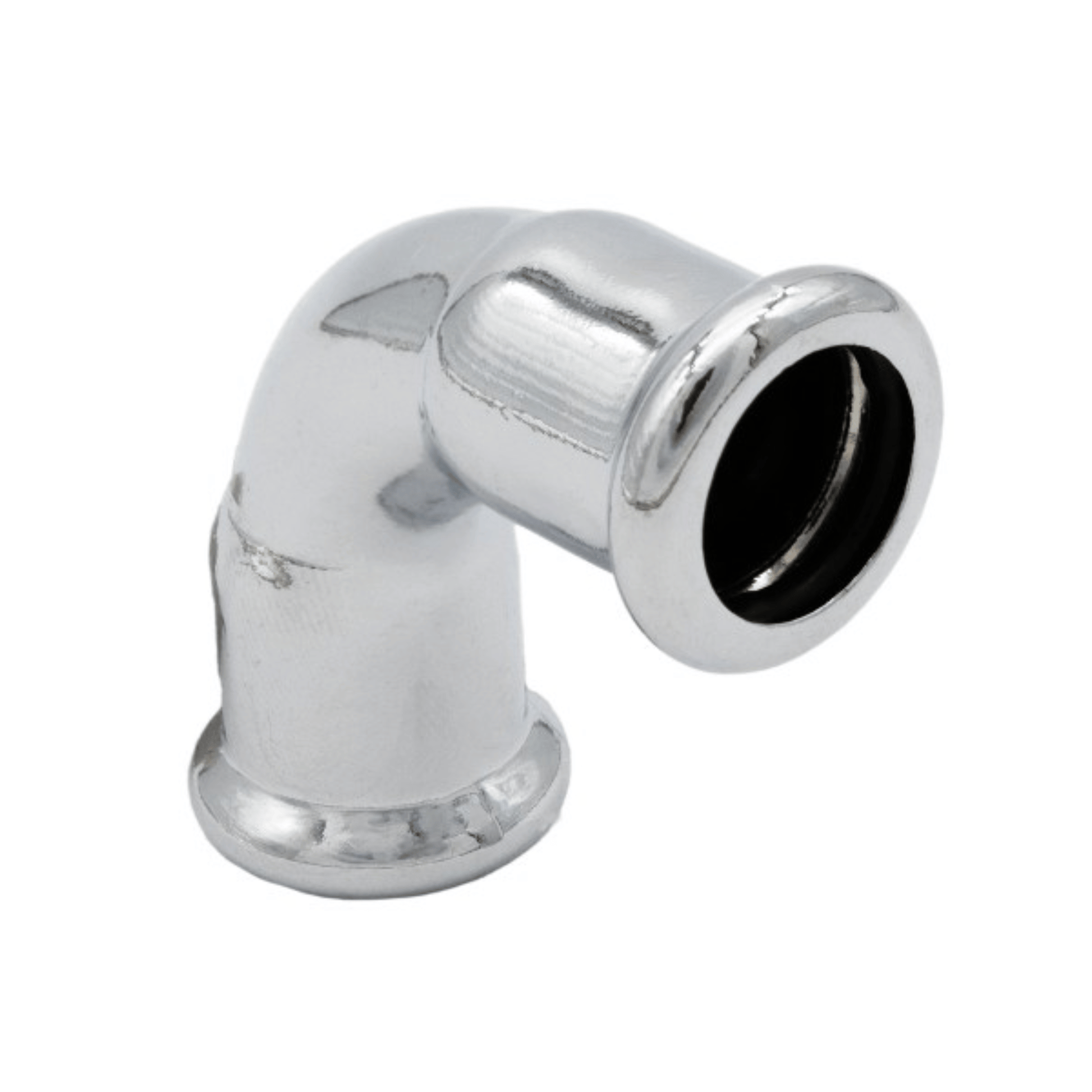 Chrome Copper Water - M-Profile - Press Fit - Equal Elbow - 22mm