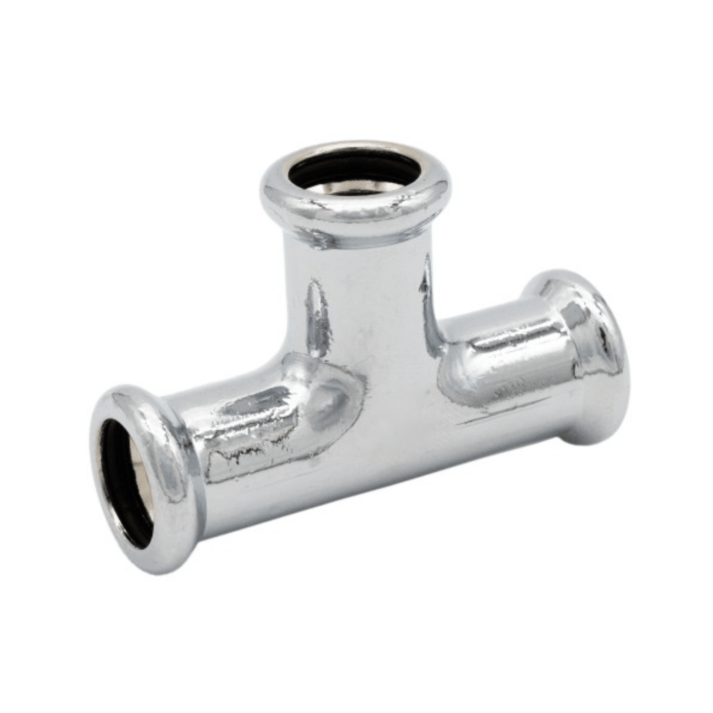 Chrome Copper Water - M-Profile - Press Fit - Equal Tee - 22mm