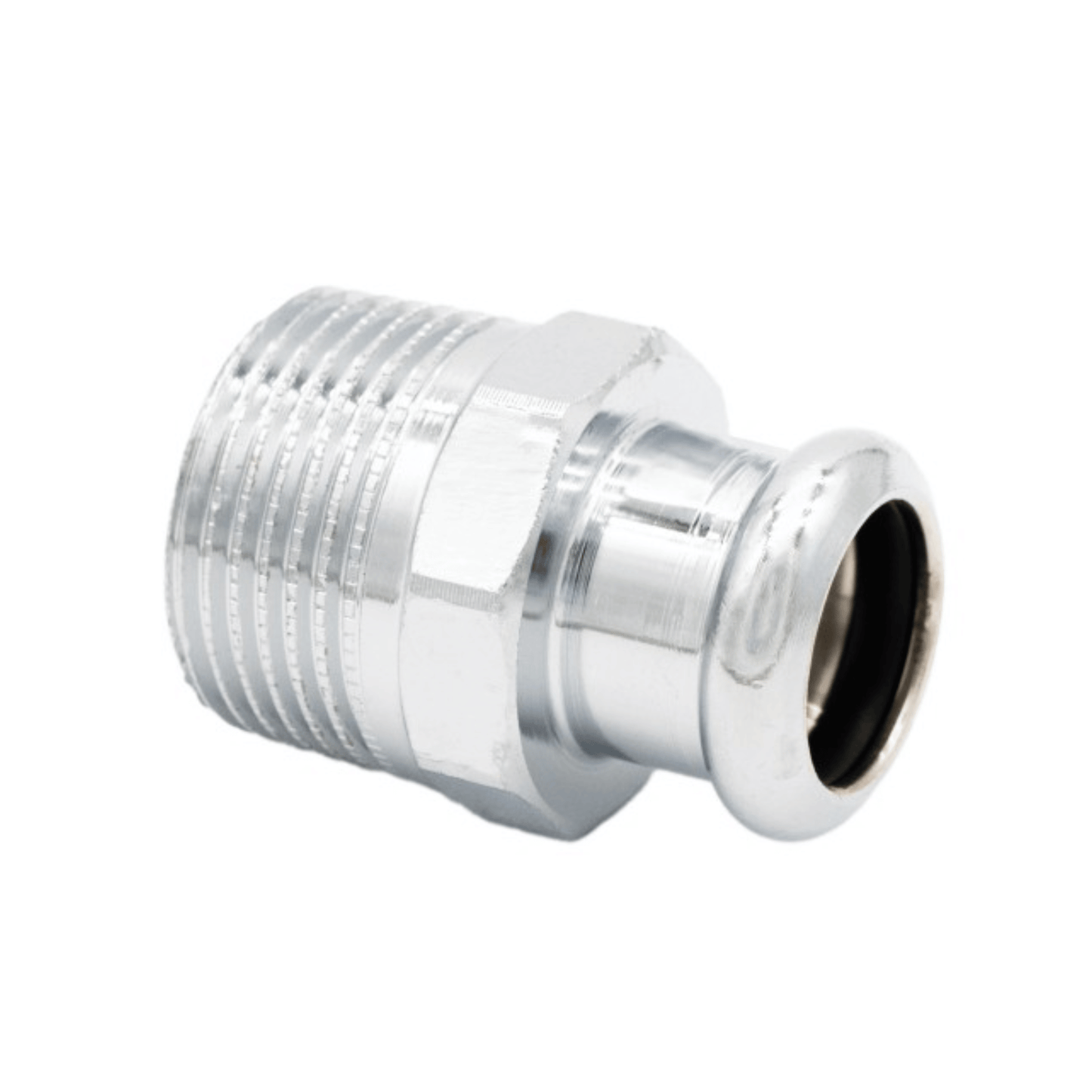 Chrome Copper Water - M-Profile - Press Fit - Male Iron Coupling - 15mm x 3/4"