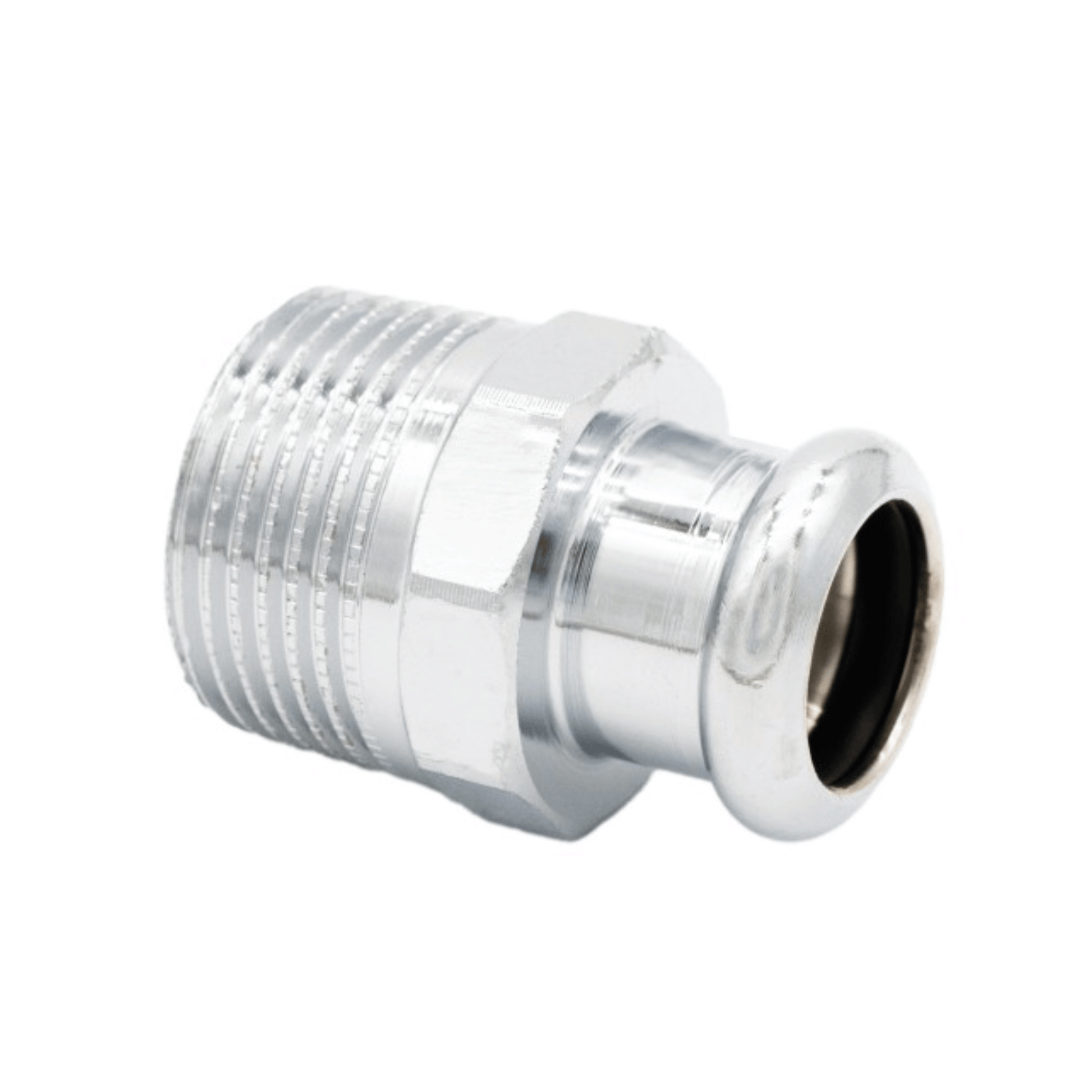 Chrome Copper Water - M-Profile - Press Fit - Male Iron Coupling - 15mm x 3/4"