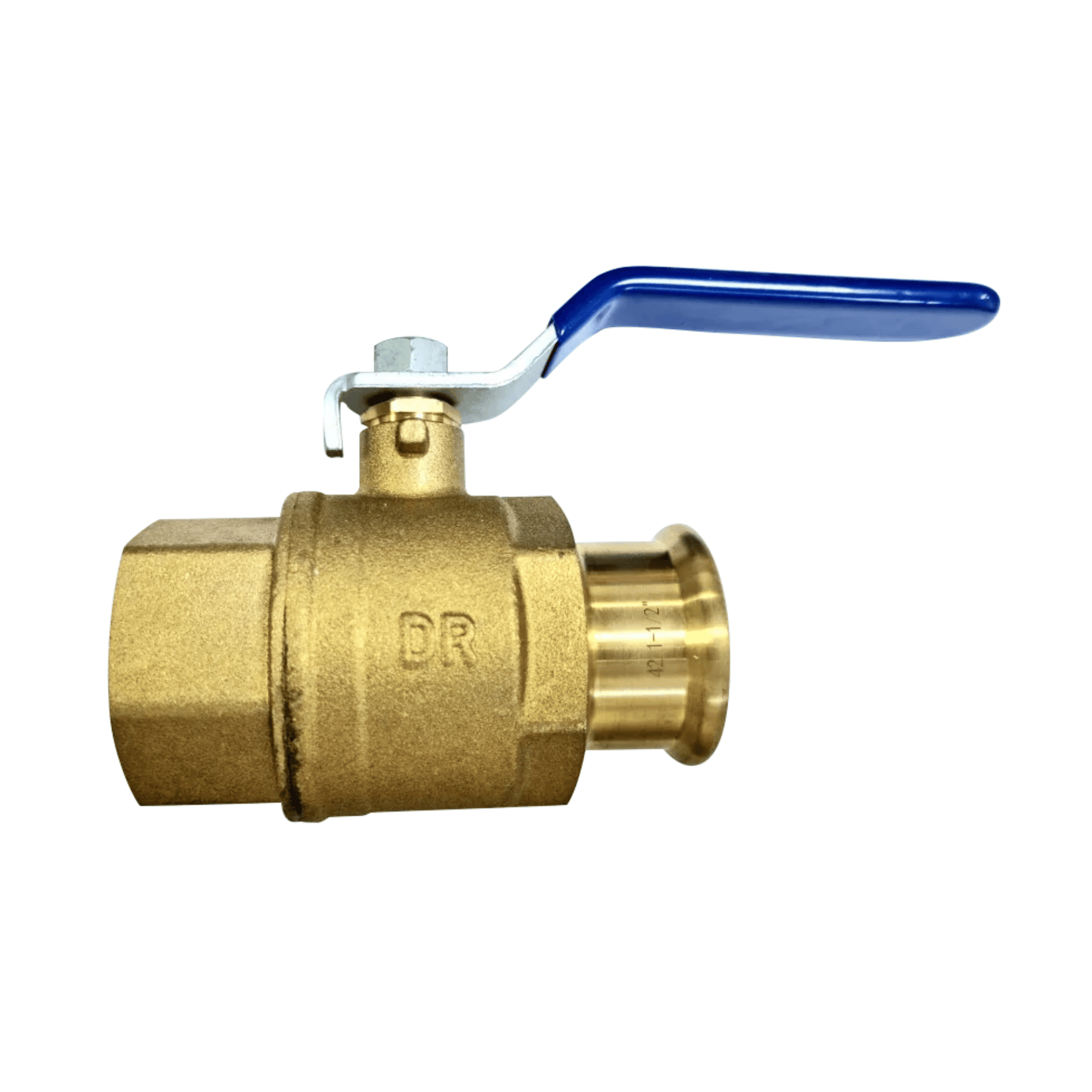 M-Profile - Press Fit - Water - Red & Blue Handle Lever Ball Valve - Female - 54mm x 2"