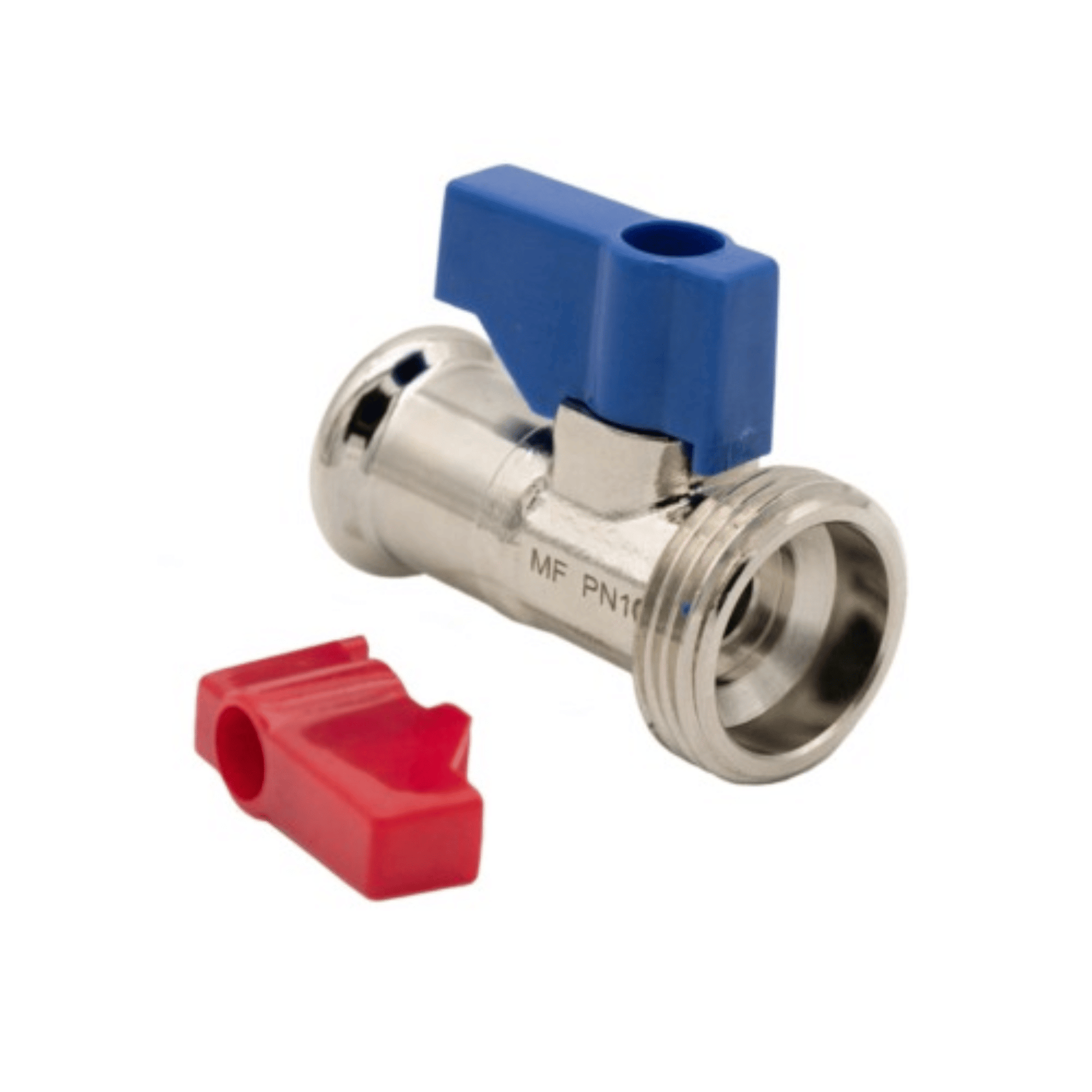 M-Profile - Press Fit - Water - Straight Washing Machine Valve - 15mm x 3/4"