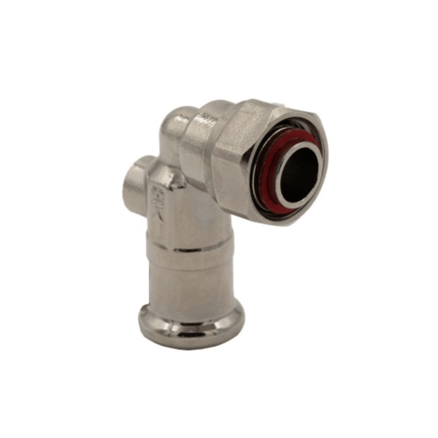 M-Profile - Press Fit - Water - Angled Service Valve - 15mm x 1/2"