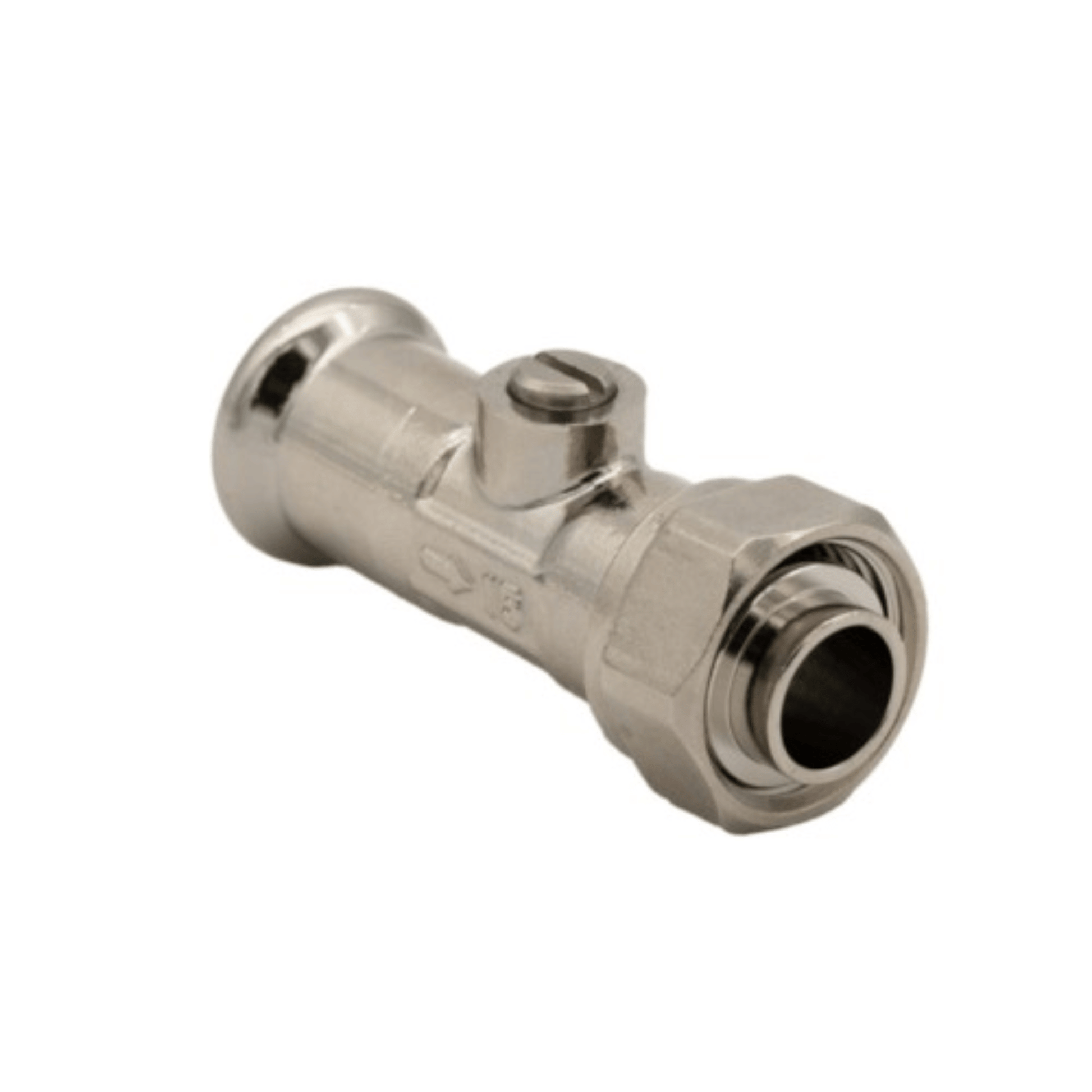 M-Profile - Press Fit - Water - Straight Service Valve - 15mm x 1/2"