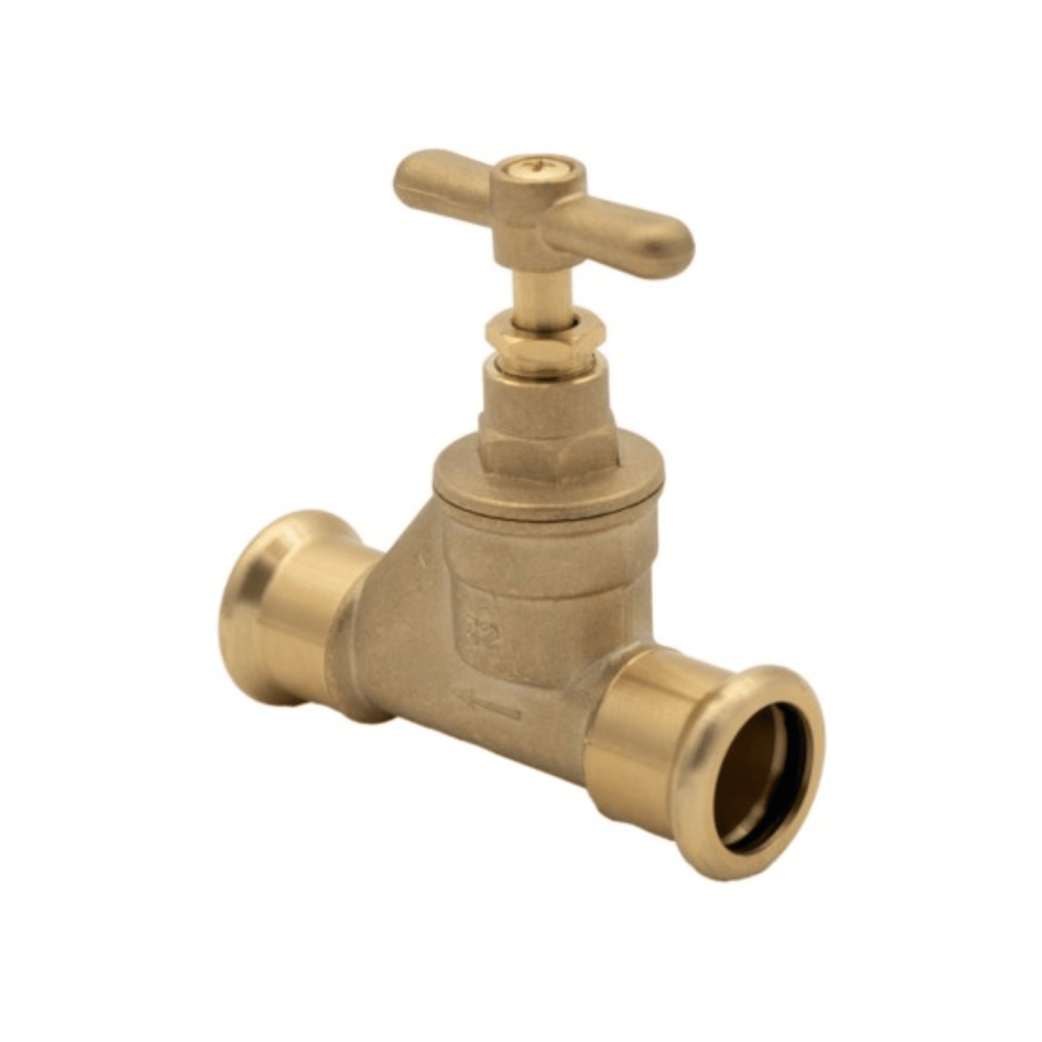 M-Profile - Press Fit - Water - Stop Cock - 22mm