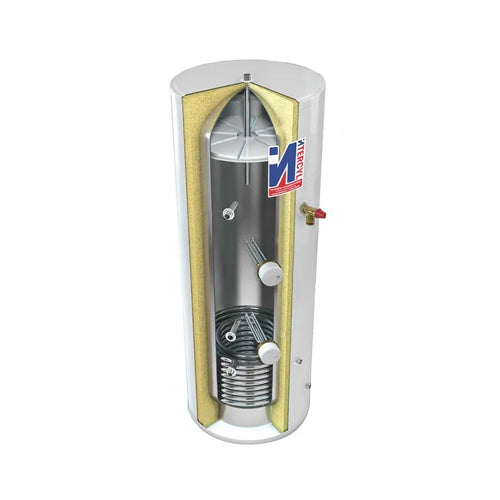 RM Cylinders Intercyl Indirect Unvented Air Gap Hot Water Cylinder - 180 Litre - I180I