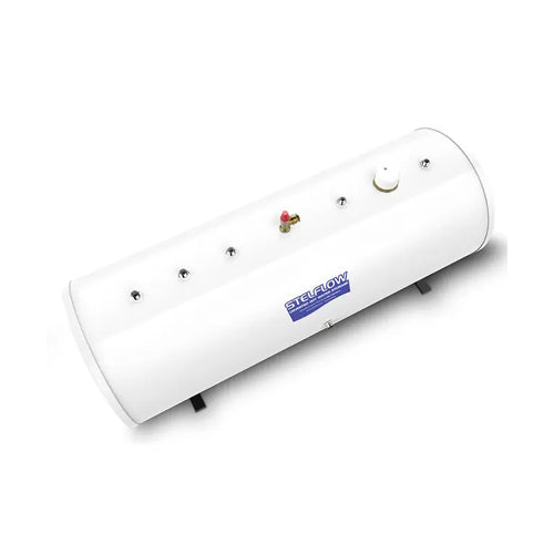 RM Cylinders Stelflow Horizontal Indirect Unvented Hot Water Cylinder - 210 Litre - S210IH
