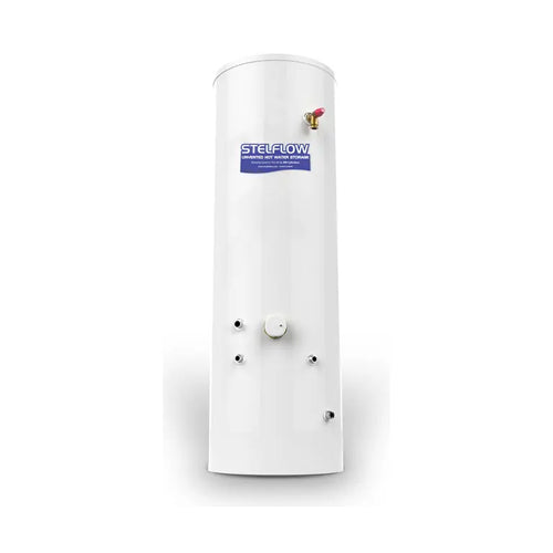 RM Cylinders Stelflow Indirect Slim-line Unvented Hot Water Cylinder - 150 Litre - S150ISL