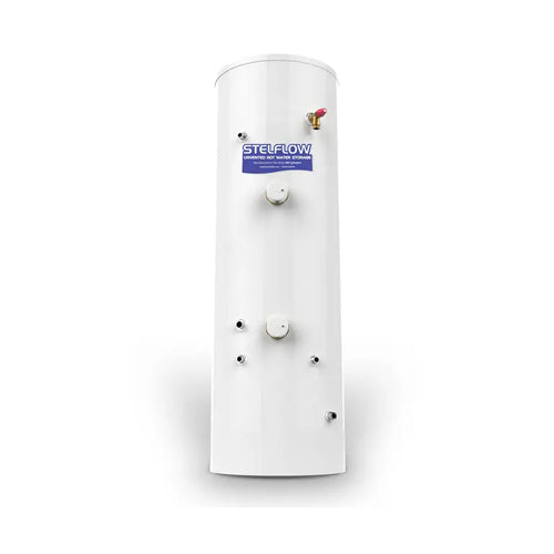 RM Cylinders Stelflow Indirect Slim-line Unvented Hot Water Cylinder - 210 Litre - S210ISL