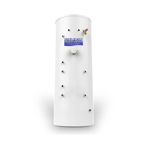 RM Cylinders Stelflow Indirect Twin Coil Unvented Hot Water Cylinder - 150 Litre - S150T