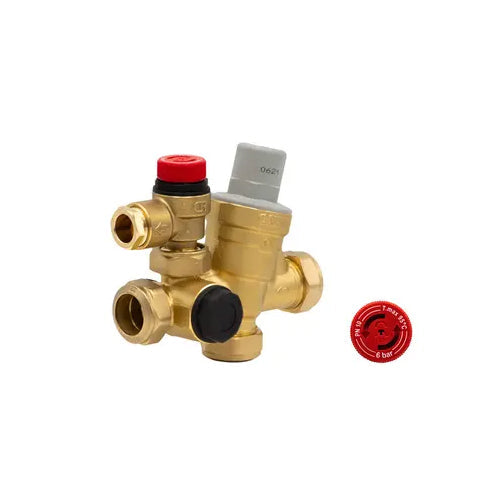 Range Multibloc Inlet Control Group (Flat Cap) - 3/6 Bar - TS201
